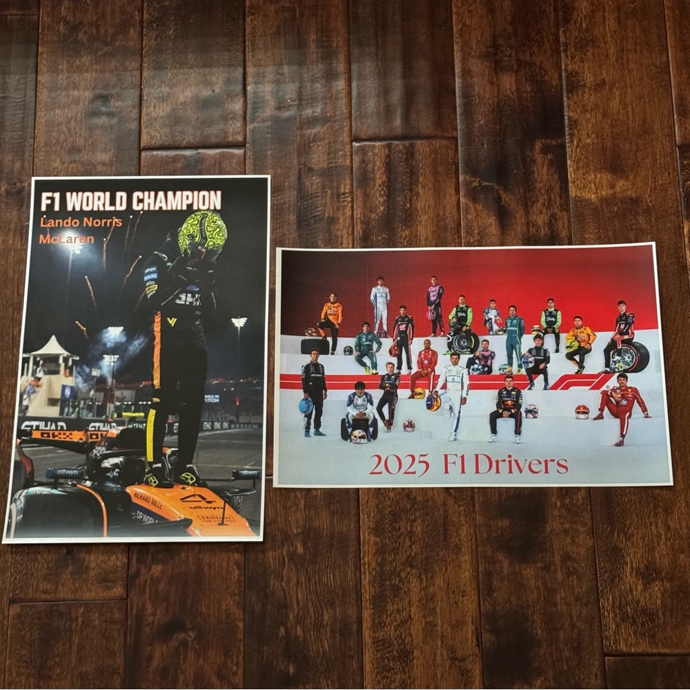 Exclusive F1 Poster Set (set of 2)